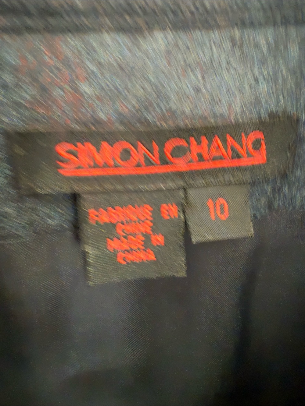 108. Simon Chang Wool Two-Tone Blue Zip Jacket - Picture 2 of 7